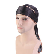 ドゥーラグ DURAG メンズ レディース 男女兼用 インナーキャップ 帽子 ぼうし ハット 黒 白 青 無地 サテン調 シンプル ヒップホップ ダンス