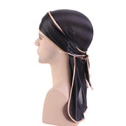 ドゥーラグ DURAG メンズ レディース 男女兼用 インナーキャップ 帽子 ぼうし ハット 黒 白 青 無地 サテン調 シンプル ヒップホップ ダンス