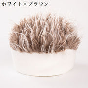 ウィッグ付き帽子 ニット帽 メンズ ぼうし かつら ウィッグキャップ 髪の毛 ふさふさ 男性用 カツラ 仮装 コスプレ 衣装 変装 イメチェン イベント おしゃれ