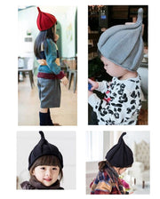 帽子 とんがりニット帽 ねじり帽 どんぐり帽子 ツイストハット キッズ ベビー 子供 女の子 男の子 かわいい おしゃれ カジュアル シンプル お揃い 姉妹 兄弟 秋冬 あったか 防寒