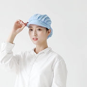 衛生帽 衛生キャップ 厨房帽 給食帽 作業帽子 調理 飲食 ユニフォーム 男女兼用 メンズ レディース 後ろゴム仕様 ツバ付き 厨房 調理場 弁当 割烹 キッチン用品 ぼうし ボウシ おしゃれ かわいい