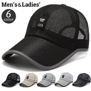 キャップ 野球帽 ベースボールキャップ メンズ レディース 男女兼用 ロゴ入り 帽子 ぼうし メッシュ シンプル カジュアル デイリー 日よけ 通気性 アウトドア ユニセックス 男性用 女性用