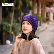 ターバンキャップ 帽子 ビーニー スヌード ネックウォーマー 2WAY レディース 女性 起毛 暖かい 防寒対策 服飾小物 ファッション小物 カジュアル おしゃれ お出掛け