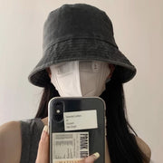 バケットハット サファリハット レディース 帽子 デニム ウォッシュ加工 夏 アウトドア UV紫外線対策 日焼け防止 折りたたみ