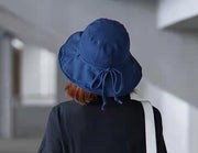 バケットハット 帽子 レディース 女性用 シンプル ナチュラル リボン紐 おしゃれ かわいい 折り畳み ぼうし 紫外線対策 日差し除け カジュアル デイリー 普段使い お出かけ UV対策 婦人用