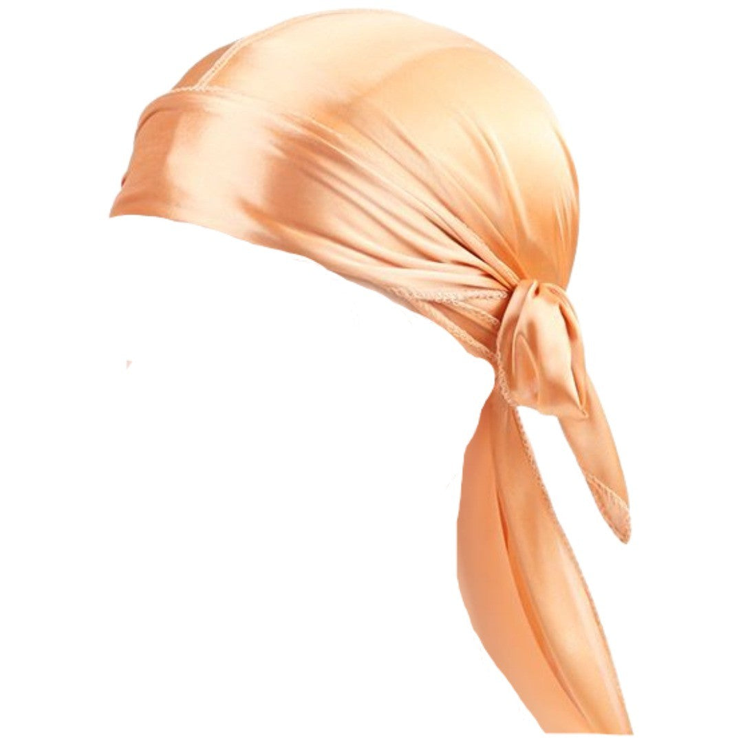 ドゥーラグ DURAG ターバンキャップ 帽子 ターバン バンダナ インナーキャップ ストレッチサテン 光沢 ヒップホップ B系 海賊帽 ストリート ダンス 無地 薄い 軽量 通気性 お洒落