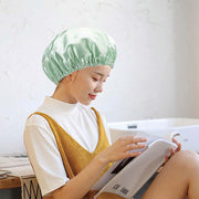 ナイトキャップ サテン調 レディース ヘアキャップ キャップ 帽子 夜 夜間 就寝用 ロングヘア 保湿 美髪 ヘアケア ダメージケア 摩擦対策 光沢 睡眠 快眠グッズ 抜け毛 寝癖 シンプル おしゃれ かわいい女性 婦人