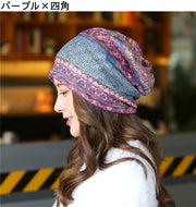 ターバンキャップ ネックウォーマー ヘアバンド 3way 帽子 ビーニー ワッチキャップ スヌード レディース 女性 ぼうし カジュアル おしゃれ お出かけ 普段使い 外出 ファッション小物 デザイン豊富 婦人用