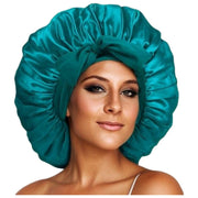 ナイトキャップ サテン調 レディース ヘアキャップ キャップ 帽子 夜 夜間 就寝用 ロングヘア 保湿 美髪 ヘアケア ダメージケア 摩擦対策 光沢 睡眠 快眠グッズ 抜け毛 寝癖 カラバリ豊富 シンプル リボン おしゃれ かわいい女性 婦人