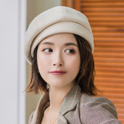帽子 ベレー帽 レディース 女性 ぼうし ベレーキャップ 格子 千鳥柄 シンプル 秋 冬 カジュアル 日除け 寒さ対策 定番 おしゃれ かわいい 普段使い デイリー おでかけ ファッション小物 婦人用