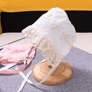 ボンネット ボネ 帽子 ぼうし ベビー 赤ちゃん 子供 女の子 フリル レース リボン ファッション小物 かわいい おしゃれ お出掛け