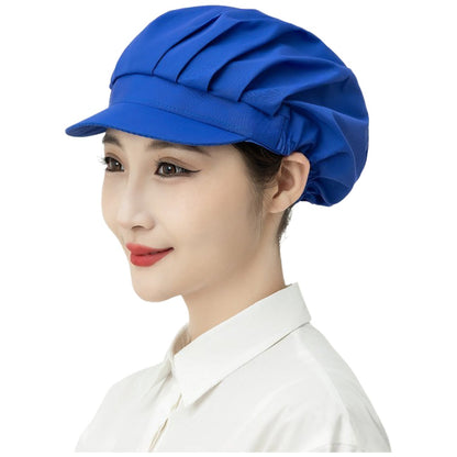 フードキャップ 衛生帽 帽子 キャップ メッシュ ホワイト ブルー バリエーション画像