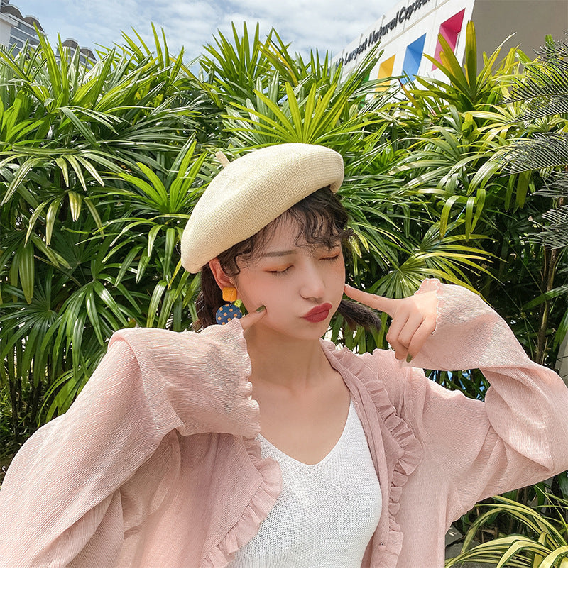 ベレー帽 ベレーキャップ 帽子 ぼうし レディース バスクベレー帽 商品画像5