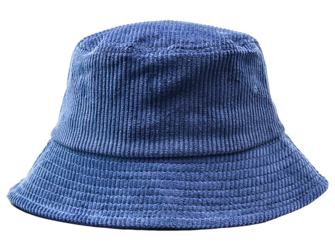 バケットハット 帽子 レディース メンズ ぼうし コーデュロイ ブルー バリエーション画像