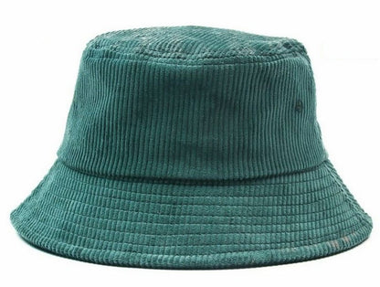 バケットハット 帽子 レディース メンズ ぼうし コーデュロイ グリーン バリエーション画像