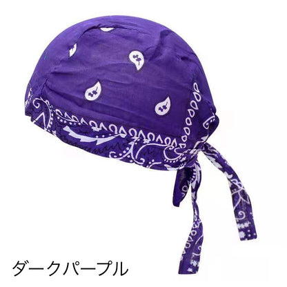 ターバンキャップ バンダナ帽子 バンダナキャップ レディース メンズ バンダナ風 商品画像5