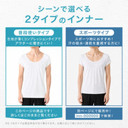 インナーシャツ メンズ 首元 袖 絶対見えない コンプレッションタイプ シームレス 重ね着専用 深Uネック 脇汗対策 速乾インナー 裾ロング トレーニングウェア 汗取りインナー メンズ スリーブレス 黒 白