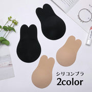 シリコンブラ シリコンパッド ブラジャー インナー レディース 軽量 ニップレス ウサギ 粘着性 シームレス ストラップレス 無地 シンプル おしゃれ ランジェリー 下着 女性用 婦人用 A B C D Eカップ