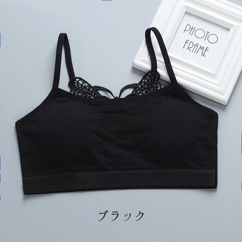 ジュニアブラ スポーツブラ スポブラ カップ付き ノンワイヤー 下着 商品画像3