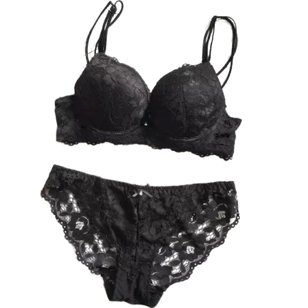 ブラジャー ショーツ 上下セット レディース 女性用 インナー ブラック バリエーション画像