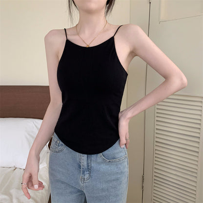 ブラトップ カップ付きインナー キャミソール レディース 女性下着 アメリカンスリーブ 商品画像3