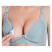 マタニティブラ 授乳ブラ ノンワイヤーブラ ブラジャー 下着 インナー マタニティブラ フロントボタン 無地 単色 シンプル レディース 女性