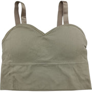ブラトップ パッド付き キャミソール カップ付き ブラキャミソール ビスチェ風 ショート丈 レディース 女性 インナー Vネック 肩紐長さ調節可能 背中見せ 背中開き 下着 肌着 無地 シンプル 婦人用 ソリッドカラー ホワイト 白 ブラック 黒 グレー 灰 カーキ 運動 ヨガ ジム セクシー カジュアル おしゃれ