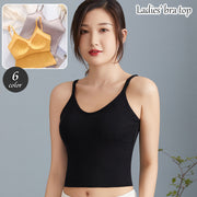 ブラトップ カップ付きインナー レディース キャミソール 女性下着 肌着 ストラップ 調整可能 無地 単色 シンプル カジュアル デイリー おしゃれ かわいい 普段使い リラックス 楽チン 婦人用