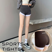 スポーツタイツ ショートパンツ レディース スパッツ バイカーショーツ 短め 短い 無地 ロゴ ジム ヨガ フィットネス スポーツウェア おしゃれ シンプル スポーティー リラックス 女性用