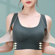 スポーツブラ ハーフトップ ブラトップ シームレス レディース 女性 大きいサイズ インナー 下着 バッククロス カップ付き サイドホック 単色 シンプル 無地 かわいい おしゃれ 運動 スポーツ ヨガ フィットネス エクササイズ ピラティス