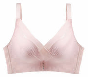 3/4カップブラ ノンワイヤーブラ ブラジャー 単品 モールドカップブラ レディース 女性 婦人用 Vネック 4段ホック おしゃれ かわいい シンプル ラインストーン 長さ調整可能 厚手 薄手 チャーム付き インナー 下着
