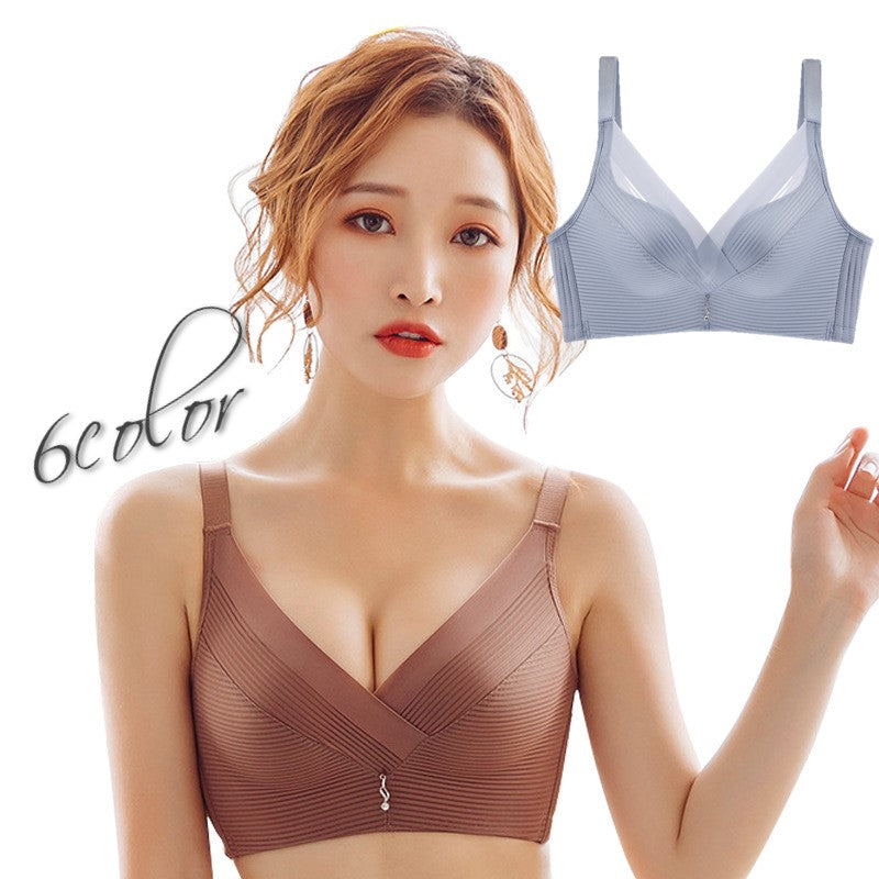 3/4カップブラ ノンワイヤーブラ ブラジャー 単品 モールドカップブラ レディース 商品画像