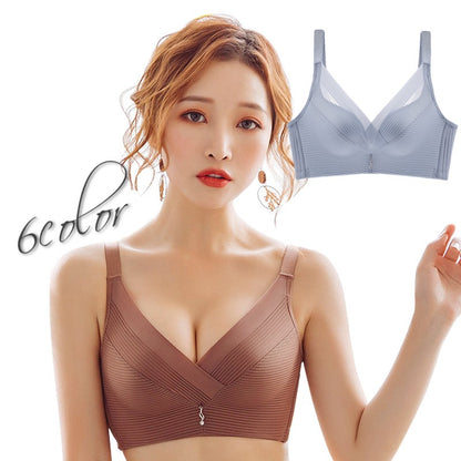 3/4カップブラ ノンワイヤーブラ ブラジャー 単品 モールドカップブラ レディース 商品画像