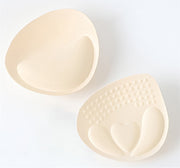ブラパッド 胸パッド 左右ペア ブラジャー用パッド カップ 厚め 4cm 6cm 交換 付け替え スペア 取り外し 女性下着 レディース インナー ベージュ