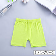 オーバーパンツ インナーパンツ 子供 女の子 女児 キッズ ジュニア ペチパンツ ペチコートパンツ ショートパンツ レギンス 見せパン 安全パンツ 安全ショーツ レース シンプル 下着 肌着 子供服 子ども服 こども服 高学年 中学生 110cm 130cm 150cm 170cm