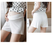 マタニティパンツ ペチパンツ タップパンツ ショートパンツ レディース インナー マタニティウェア 短パン 半ズボン 産前 産後 ボトムス 妊婦 女性 ママ 大きいサイズあり 無地 シンプル 部屋着 透け防止 M L XL 2XL
