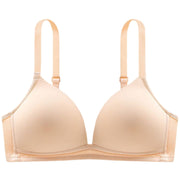 ブラジャー 単品 レディース 女性用 インナー 下着 ランジェリー ノンワイヤー 3／4カップ 無地 シンプル 背中ホック おしゃれ デイリー 婦人用 Aカップ Bカップ Cカップ