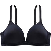ブラジャー 単品 レディース 女性用 インナー 下着 ランジェリー ノンワイヤー 3／4カップ 無地 シンプル 背中ホック おしゃれ デイリー 婦人用 Aカップ Bカップ Cカップ
