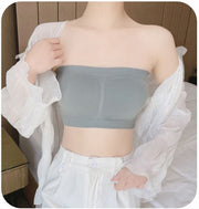 ストラップレスブラ チューブトップブラ ブラジャー レディース 女性下着 インナー ノンワイヤー ベアトップ カップ付き シンプル 婦人用
