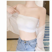 ストラップレスブラ チューブトップブラ ブラジャー レディース 女性下着 インナー ノンワイヤー ベアトップ カップ付き シンプル 婦人用