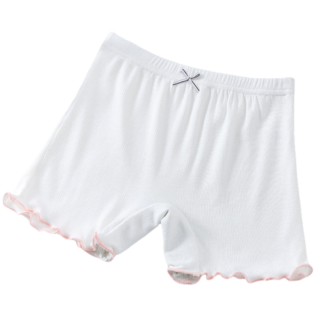 ペチパンツ オーバーパンツ タップパンツ 女の子 キッズ 子供用 ホワイト バリエーション画像