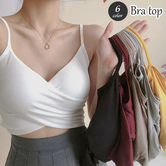 ブラトップ カップ付き キャミソール インナー 女性下着 レディース 商品画像