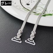 ブラストラップ 2本セット ブラジャーストラップ ブラショルダーストラップ 伸縮性あり 白 ベージュ 黒 ピンク シンプル ブラジャー ストラップ 肩紐 肩ひも 取り付け 後付け 交換