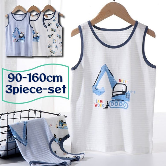 タンクトップ 3枚セット 男の子用 ノースリーブ キッズ ジュニア 商品画像