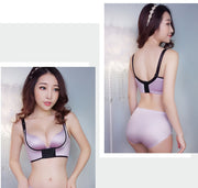 3/4カップブラ レディース ブラジャー 単品 女性 インナー 下着 谷間 4段階 フロントホック 前ホック リフトアップ 美胸 無地 可愛い おしゃれ