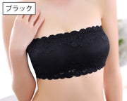ストラップレスブラ レディース インナー 女性下着 ブラジャー チューブトップブラ ベアトップ レース ノンワイヤー 肌見せスタイル おしゃれ かわいい オフショルダー ホルターネック ドレス きれいめ 上品