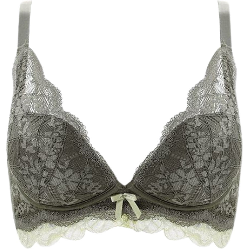ブラジャー 3/4カップ 単品 レディース インナー レース 4段ホック セクシー おしゃれ 女性用 下着 デイリー かわいい 上品 レッド ブラック 赤 黒