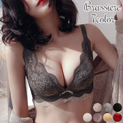 ブラジャー 3/4カップ 単品 レディース インナー レース 4段ホック セクシー おしゃれ 女性用 下着 デイリー かわいい 上品 レッド ブラック 赤 黒