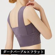 ブラジャー スポーツブラ ヨガブラ 女性下着 インナー ノンワイヤー ホックなし パッド付 アウター ストレッチ 幅広ストラップ ダブルストラップ バッククロス 大きいサイズ有 ナイトブラ ランニング ジム フィットネス 部活 運動 ダンス 体操 おしゃれ かわいい 婦人用
