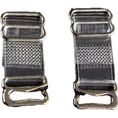 ブラストラップ 透明 クリア 1.0cm 2個 1セット シルバー バリエーション画像